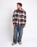 Carhartt WIP L/S Esterson Shirt Esterson Check, Tobacco S