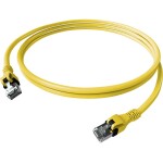 Easylan CPP1OYAYAY0030 RJ45 síťové kabely, propojovací kabely CAT 6A S/FTP 3.00 m žlutá dvoužilový stíněný, bez halogenů, samozhášecí 1 ks