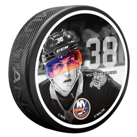 Mustang Puk New York Islanders NHL #38 Eklund Neon Visor