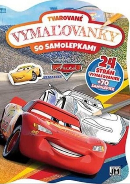 Tvarované maľovanky Autá