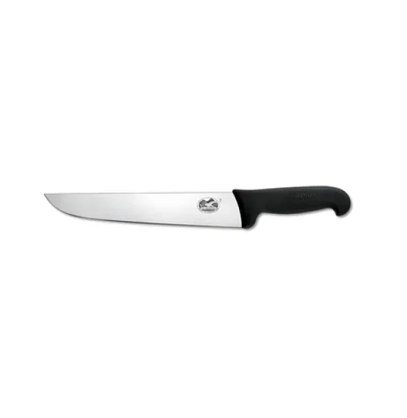 Victorinox Fibrox / Porážecí a řeznický nůž / 36 cm / hladké ostří / černá (5.5203.36)
