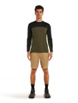 ICEBREAKER Mens Mer 125 Cool-Lite Sphere LS Tee CB, Dark Loden/Black/Cb velikost: L