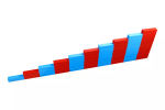 Moyo Montessori Moyo Montessori Červeno-modré tyče