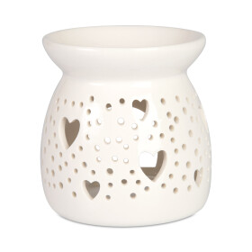 Porcelánová aromalampa - Srdíčka - Albi