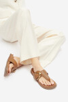 Pantofle Gino Rossi CLAUDIE-R25SS03088 Přírodní kůže (useň) - Lícová