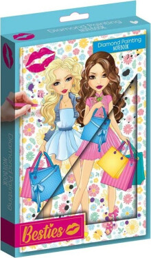 Zápisník s diamantovým malování A5 Besties - Craft Creative