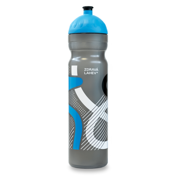 R&B Zdravá lahev 1,0l - SPORT ELEMENT modrá + náhradní zátka