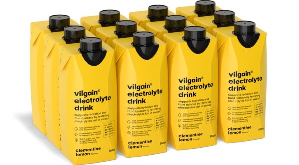 Vilgain Electrolyte Drink – 12× mandarinka s citronem 500 ml