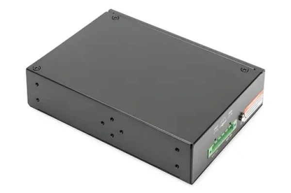 Digitus Industrial černá / Switch / 8 portů / Gigabit / Neřízený / DIN lišta (DN-651108)