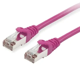 Equip S/FTP Cat.6 20m fialová / Patch kabel / LSZH / PoE+ / RJ45 (605559)