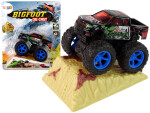 Mamido Kovové autíčko Monster Truck s rampou