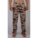 Pánské pyžamo kalhoty Army 4102 khaki - Gazzaz XL zelená