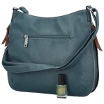 Módní dámská koženková crossbody kabelka Coveri Kisha, modrá