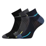 BOMA Ponožky unisex nízké PIKI 47 letní MIX TMAVÉ (3 páry) 35-38 113646