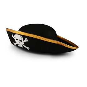 Pirátský klobouk s lebkou, dětský