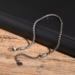 Pánský ocelový náramek Simon Vintage - chirurgická ocel, Vintage 18 cm + 5 cm (prodloužení)