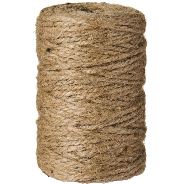 Ib Laursen Jutový provázek Natural 50 m, přírodní barva