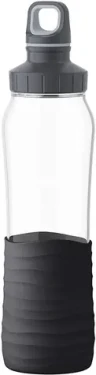 Emsa Drink2Go Skleněná láhev 0.7 l černá (N3100100)