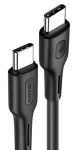 USAMS U43 US-SJ459 černá / Datový kabel / USB-C - USB-C / 100W PD / 5A / 1,2 m (SJ459USB01)