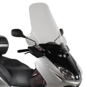 D438St plexi čiré Yamaha X-max 125-250 (05-09), vxš635x695 mm, o 255 mm vyšší než originál