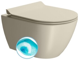 GSI - PURA závěsná WC mísa, Swirlflush, 36x50cm, creta dual-mat 881608