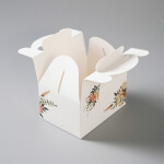 Výslužková krabice s rukojetí Pink 13x9x7cm