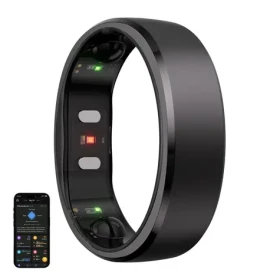 RingConn Gen 2 Smart Ring vel. 12 černá / chytrý prsten / titan / BT 5.0 / IP68 (123031205)