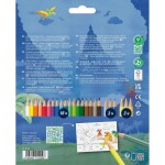 Faber-Castell šestihranné pastelky motiv Dinosaurus 18 + 3 + 3 barev +