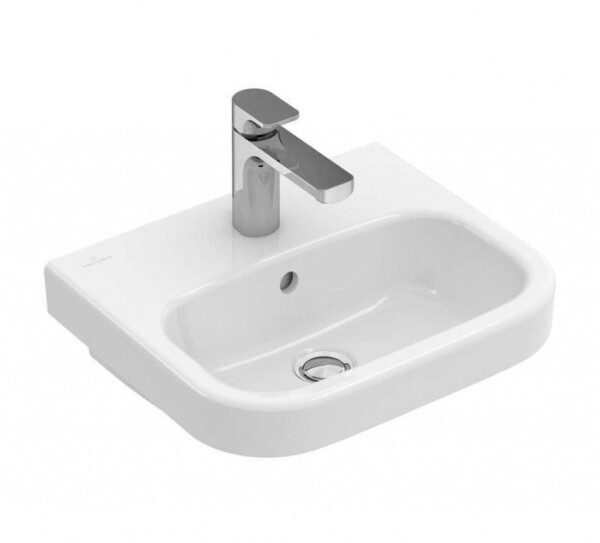 VILLEROY & BOCH - Architectura Umývátko 45x38 cm, s přepadem, 1 otvor pro baterii, CeramicPlus, alpská bílá 437345R1