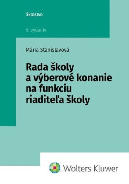 Rada školy výberové konanie na funkciu riaditeľa školy