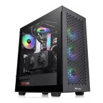 Thermaltake TOWER ATX V350 TG ARGB AIR BLACK / ATX / 1x UBS C 3.2 / 2x USB 3.0 / Bez zdroje / průhledná bočnice (CA-1S3-00M1WN-03)