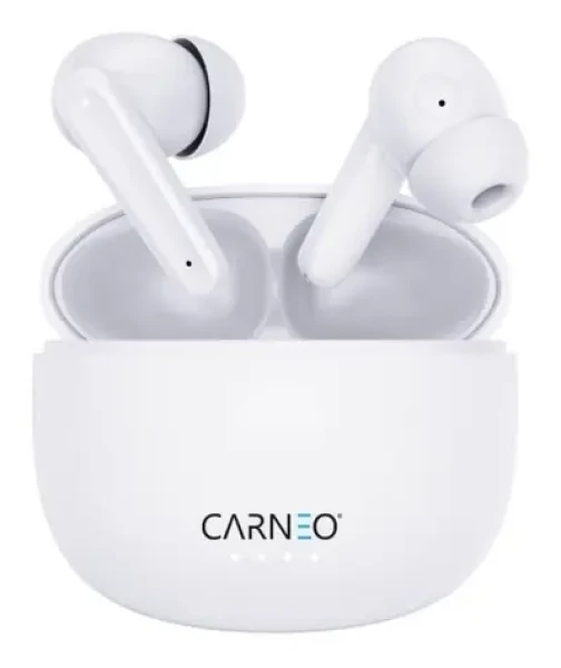 CARNEO HERO pods bílá / Sluchátka do uší / ANC / Bluetooth 5.3 / výdrž 6 h (8588009299387)
