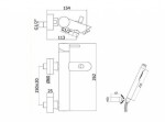 PAFFONI - Light Vanová baterie s příslušenstvím, matná černá LIG023NO