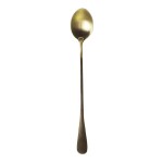 Chic Antique Nerezová lžička Latte Spoon Gold, zlatá barva, kov
