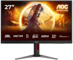 27" AOC 27G4HA černá / Fast IPS / 1920x1080 / 200 Hz / 300cd-m2 / HDMI + DP / Repro / VESA (490978)