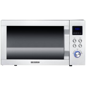 Severin MW 7777 mikrovlnná trouba nerezová ocel, černá (matná) 900 W funkce grilování