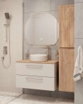 Kielle - Vega Dávkovač mýdla s držákem, matné sklo/chrom 40118030