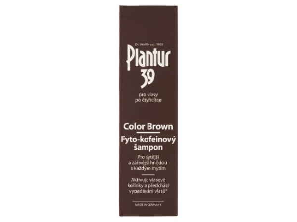 Plantur 39 Color Brown Fyto-kofeinový šampon 250 ml