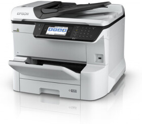 Epson WorkForce Pro WF-C8610DWF bílá / Inkoustová tiskárna A3 / barevná / 4.800x1.200dpi / USB 3.0 / LAN / WiFi / NFC (C11CG69401)