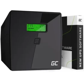 Green Cell 1000VA | 600W / Záložní zdroj / 2-6ms / 2 x 12V/7Ah / 2x Schuko + 2x IEC (UPS03)