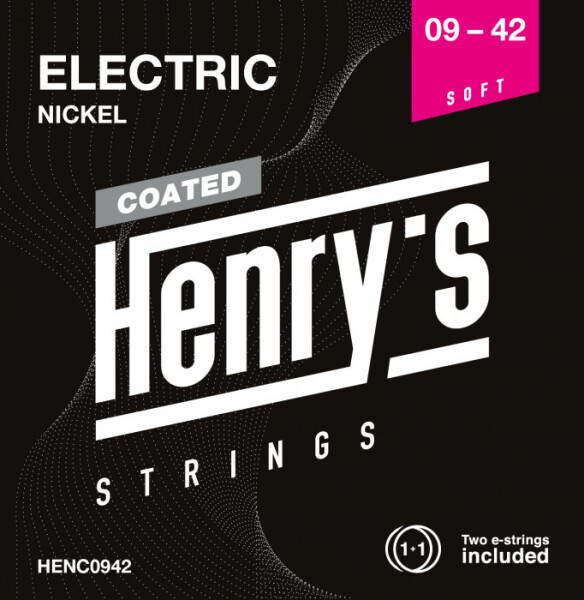 Henry`s HENC0942 Coated Electric Nickel - 009“ - 042”