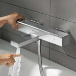 HANSGROHE - Ecostat E Termostatická vanová baterie, chrom 15774000