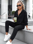 Dámská tepláková souprava AMILIA PREMIUM černá FashionStreet AY0741 M