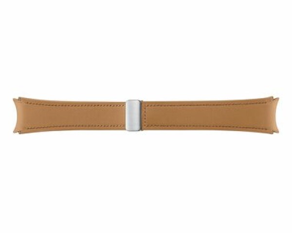 SAMSUNG D-Buckle Hybridní řemínek z eko kůže 20 mm (M/L) hnědá (ET-SHR94LDEGEU)