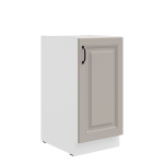 Spodní skříňka Stilo 40 D 1F BB Barva korpusu: Bílá, Barva dvířek: Clay Grey