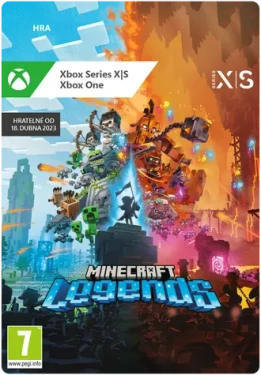XSX Minecraft Legends / Elektronická licence / Akční / Angličtina / od 7 let / Hra pro Xbox Series (G7Q-00139)