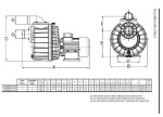 Bazénové čerpadlo protiproudu Nadorself 400T 66m3/h 400V C203169L