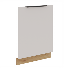 Dvířka na vestavnou myčku nádobí Solea ZM 713x596 Barva korpusu: Dub artisan, Barva dvířek: Kašmír
