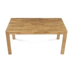 Jídelní stůl 160x90x75, masiv dub bílý, povrchová úprava olejem, nohy 8x8 cm