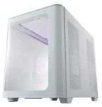 Fortron FSP S380-WA bílá / PC skříň / Midi-Tower / µATX / ARGB / Temperované sklo (POC0000244)